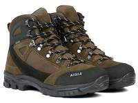 Aigle Landisto Gore-Tex Brown Black Leather Boots