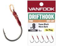 Carlige Vanfook DRS-40F Drifthook Fine Wire Fusso Black Hooks