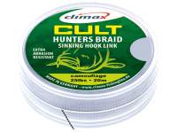 Climax Cult Carp Hunters Braid Sinking Hook Link 20m Dark Silt