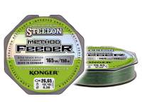 Fir monofilament Konger Steelon Method Feeder Fluorocarbon Coated 150m Green
