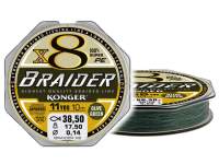 Fir textil Konger Braider X8 Rigging Line 10m Olive Green