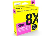 Fir textil Sufix SFX 8 Carrier Braid 135m Hot Yellow