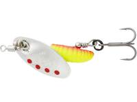 Savage Gear Grub Spinners #0 2.2g Silver Red Yellow