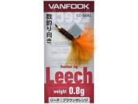 Vanfook Leech LC-06BL 0.8g Brown and Orange