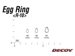 Decoy R-10 Egg Ring Silver