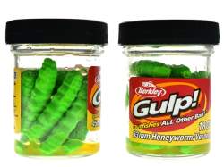 Berkley Gulp Honey Worm 4.5cm Spring Green