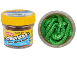 Berkley Powerbait Honey Worms 2.5cm Spring Green