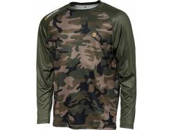 Prologic UV Camo Long Sleeve T-Shirt Camo/Green