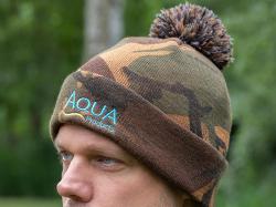 Caciula Aqua Camo Bobble Hat