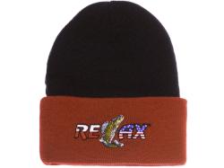 Caciula Relax Beanie Hat Black Red