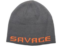 Savage Gear Beanie One Size Rock Grey Orange