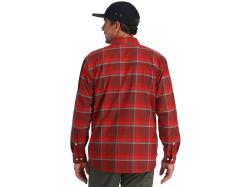 Simms Cold Weather Shirt Neptune and Sun Glow Ombre Plaid