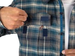Simms ColdWeather Shirt Navy Sterling Plaid