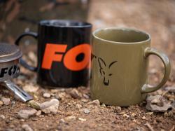 Fox Collection Mug Black and Orange