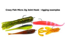 Carlige Crazy Fish Micro Jig Single Hooks