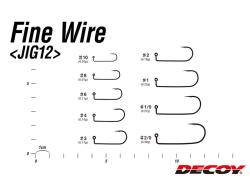 Decoy JIG12 Fine Wire Hooks