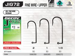 Decoy JIG72 Upper Fine Wire Hooks