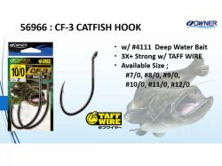 Owner CF-3 56966 Catfish Hook