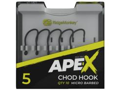 Carlige RidgeMonkey Ape-X Chod Hooks
