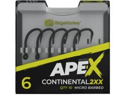 Carlige RidgeMonkey Ape-X Continental 2XX Hooks