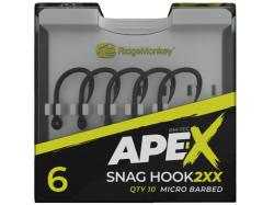 RidgeMonkey Ape-X Snag 2XX Hooks