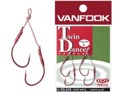 Carlige Vanfook TD-31R Twin Dancer Red Hooks