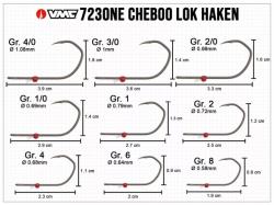 Carlige VMC 7230 PTFE Cheboo Lok Hooks