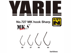 Yarie Jespa No. 727 MK Sharp Barbless Hooks