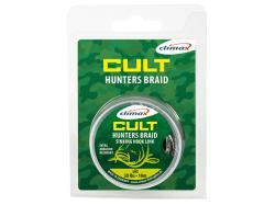 Climax Cult Carp Hunters Braid Sinking Hook Link 20m Weed Green
