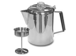 Coghlans Stainless Steel Coffee Pot 12 Cups