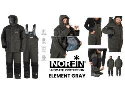 Costum Norfin Element Winter Suit Gray
