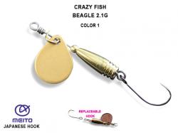 Crazy Fish Beagle Spinner 2.1g 1-MB