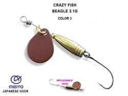 Crazy Fish Beagle Spinner 2.1g 3-MBZ