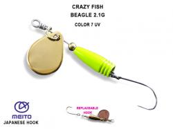 Crazy Fish Beagle Spinner 2.1g 7-GCH