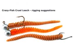 Crazy Fish Cruel Leech 5.5cm 49 Aniseed