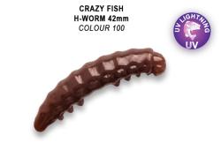 Crazy Fish MF H-Worm 4.2cm 100 Sweet Cheese Floating