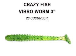 Crazy Fish Vibro Worm 7.5cm 23 Squid