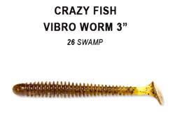 Crazy Fish Vibro Worm 7.5cm 26 Squid