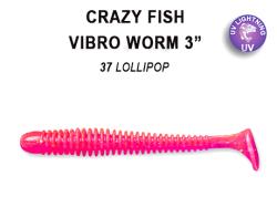 Crazy Fish Vibro Worm 7.5cm 37 Squid