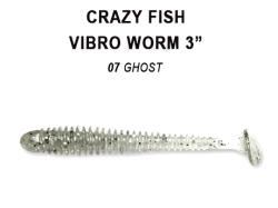 Crazy Fish Vibro Worm 7.5cm 7 Squid
