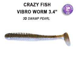 Crazy Fish Vibro Worm 8.5cm 3D Squid