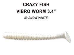 Crazy Fish Vibro Worm 8.5cm 49 Shrimp