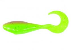 Bass Assassin Curly Shad 5cm Electric Chicken