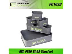 Feeder Concept Eva feed Bags Kit 5pcs	