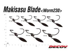 Decoy Maki-Sasu Blade Worm 230G Willow Leaf Gold