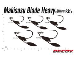 Decoy Maki-Sasu Blade Worm 231S Willow Leaf Silver