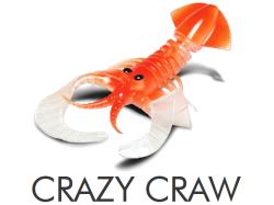 Delalande Crazy Craw 9cm Pearl Blue Orange Back 166