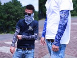 DUO Arm Guard Blue Camouflage