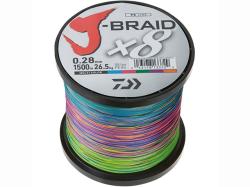 Fir textil Daiwa J-Braid X8 Multi Color 1500m