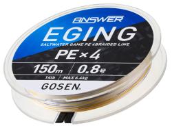 Gosen Answer Eging PE X4 150m White Color Marking